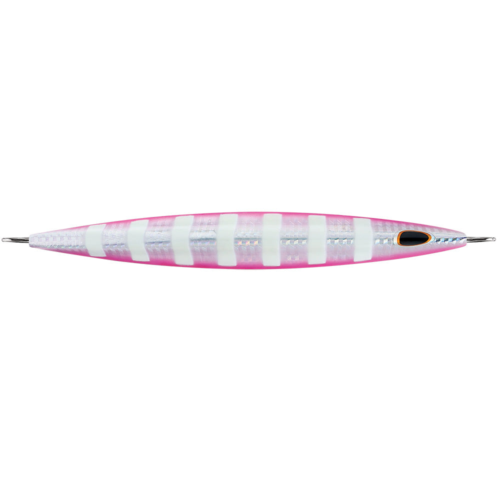 Williamson Kensaki 280 Jig - 7.25" - 9-7/8oz - Silver Pink Zebra [KSJ280SPZ]