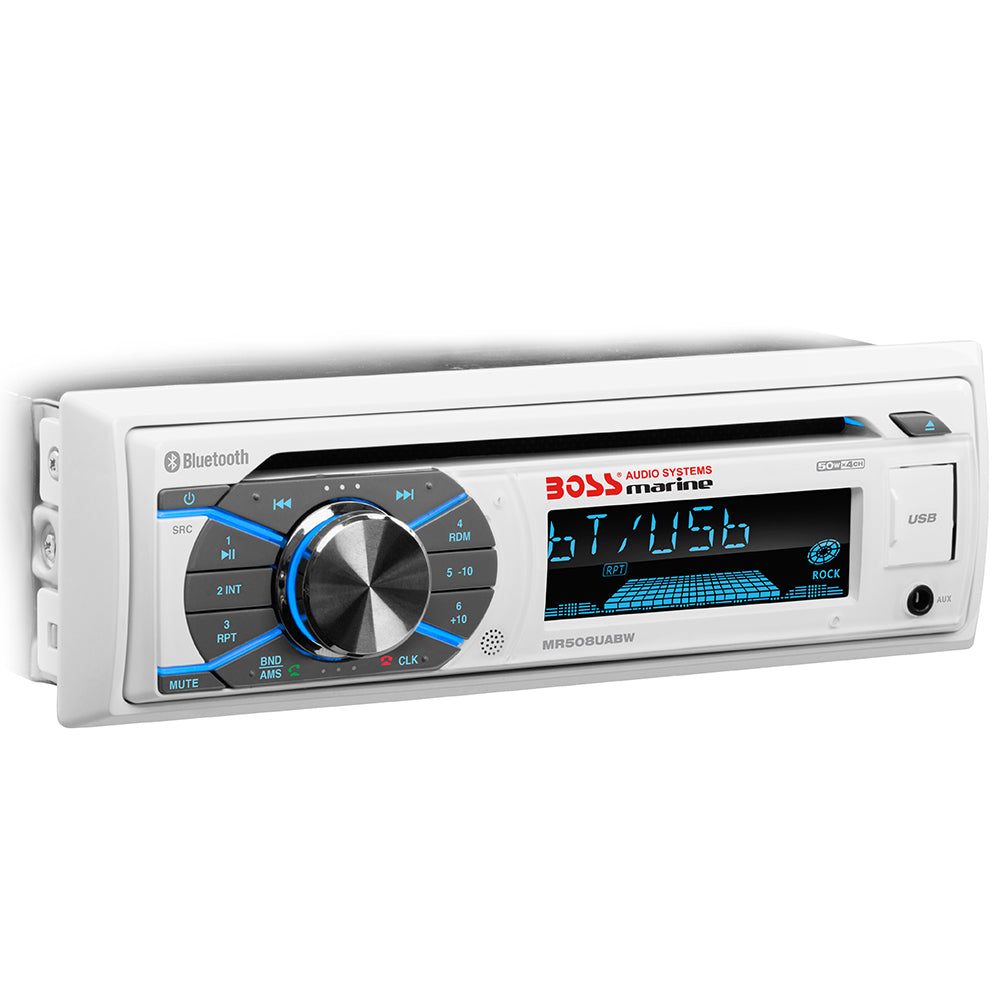 Boss Audio MR508UABW Marine Stereo w/AM/FM/CD/BT/USB [MR508UABW]