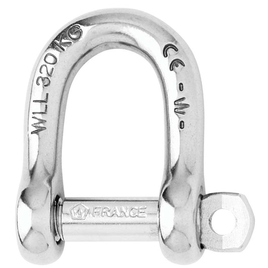 Wichard Self-Locking D Shackle - Diameter 5mm - 3/16" [01202]