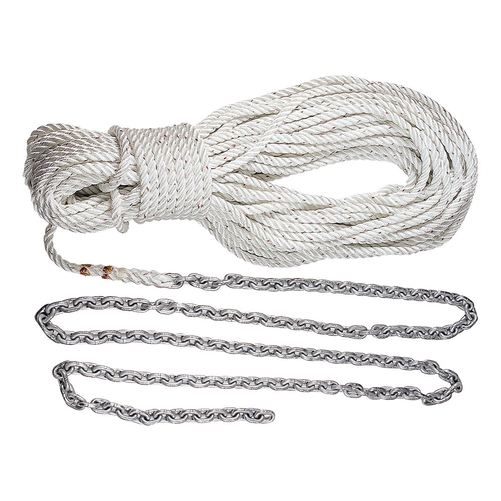 Lewmar Anchor Rode 215'-15' of 1/4" Chain  200' of 1/2" Rope w/Shackle [69000334]